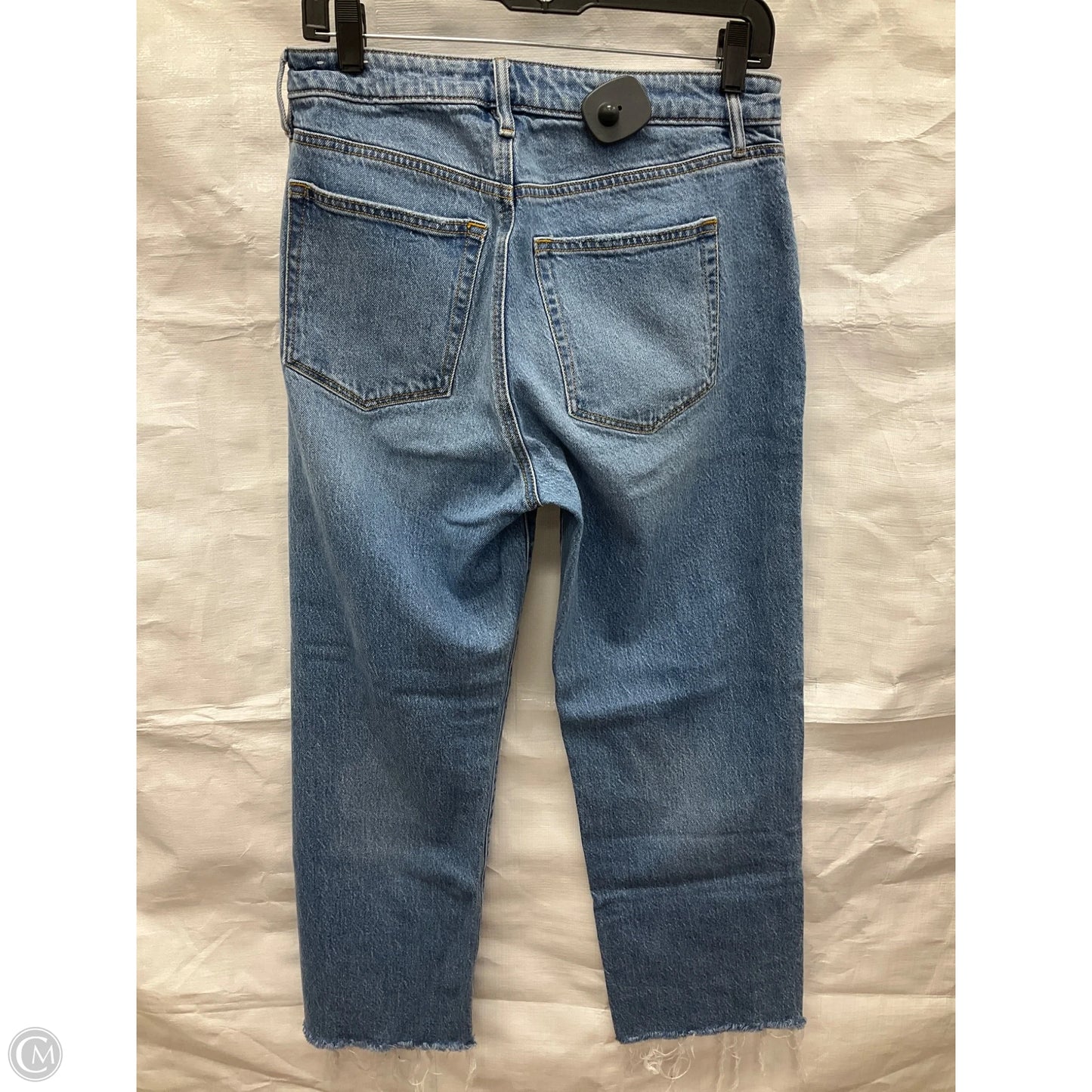 Jeans Straight By Loft In Blue Denim, Size: 6