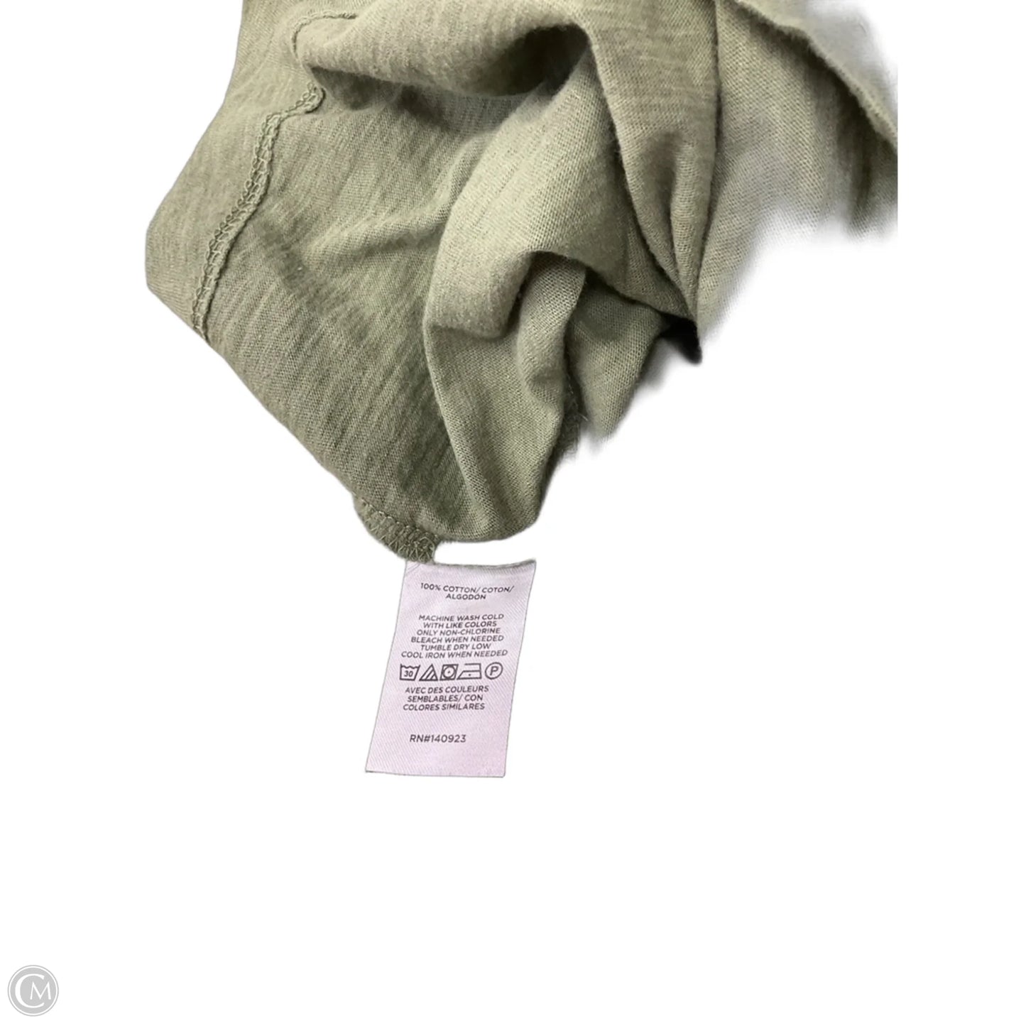 Top Short Sleeve Basic By Loft In Green, Size: Xl