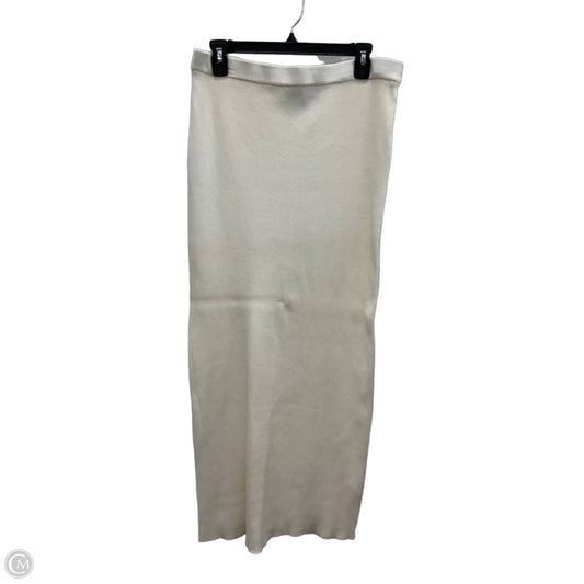 Skirt Maxi By Olive And Oak In Cream, Size: Xl