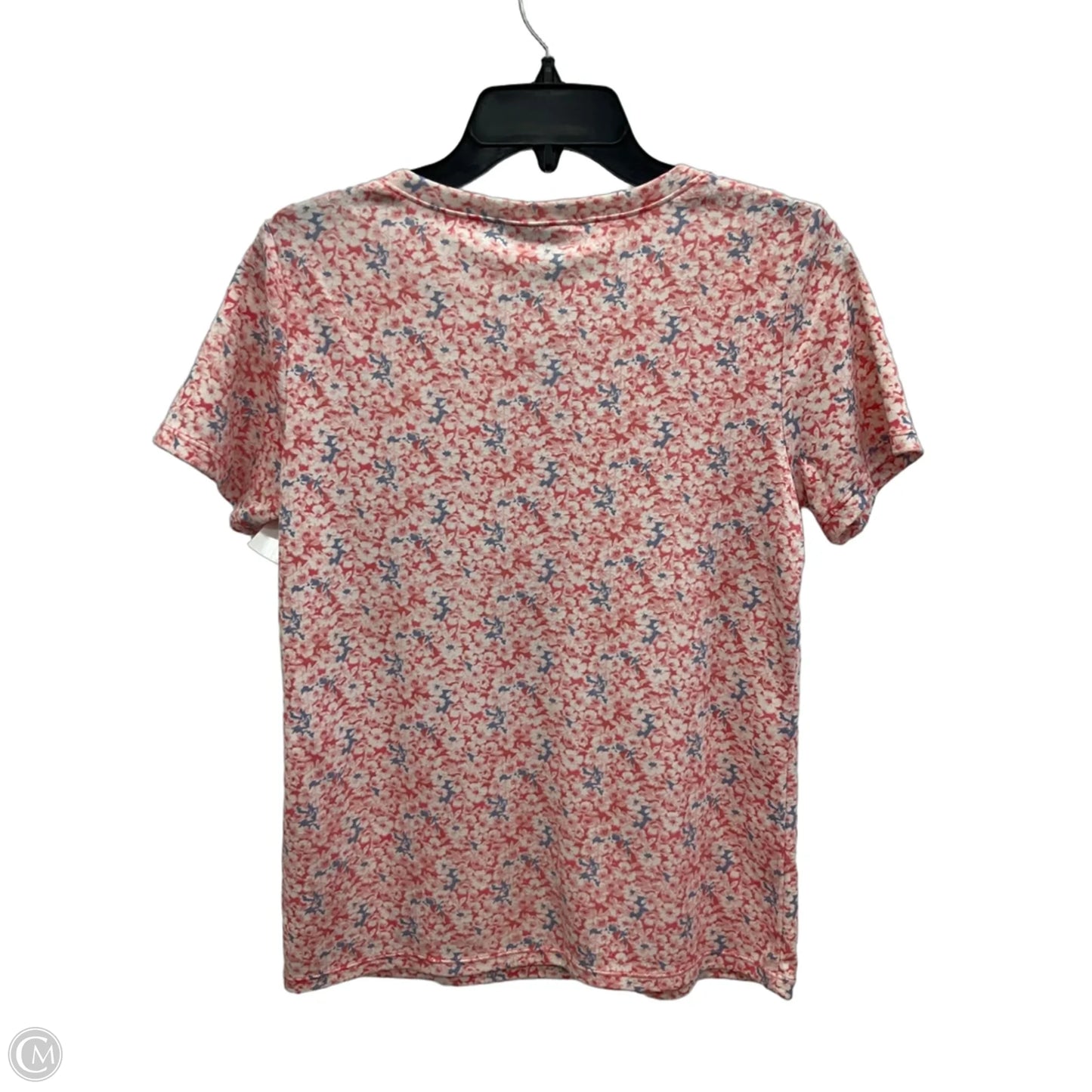 Top Short Sleeve By Style And Company In Floral Print, Size: S