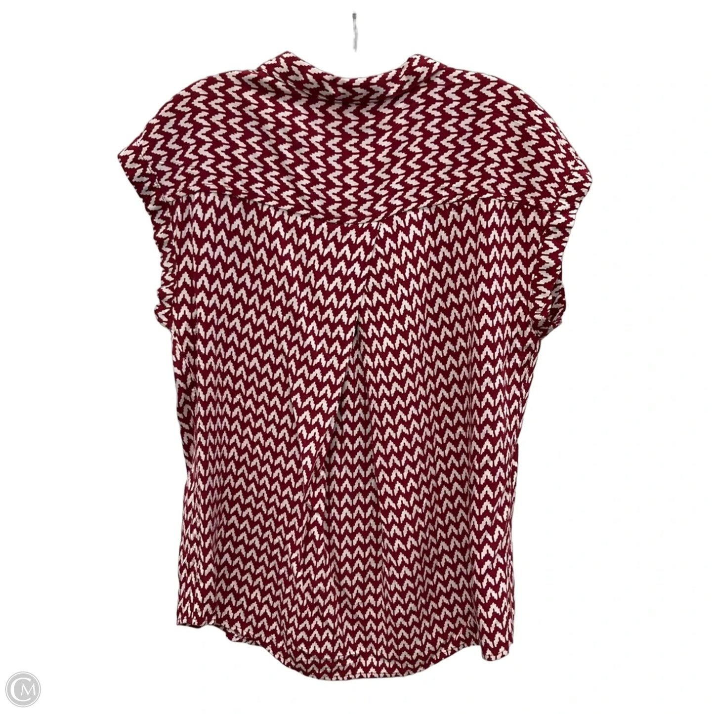 Top Sleeveless By Jachs Girlfirend In Red & White, Size: S