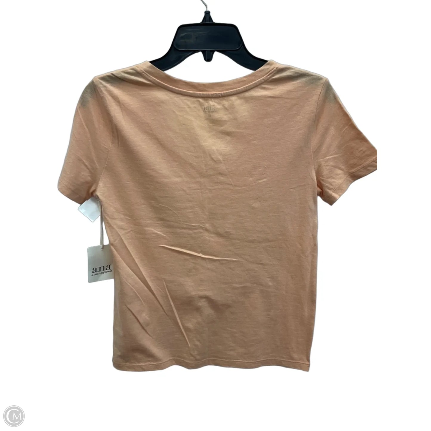 Top Short Sleeve Basic By Ana In Orange, Size: Xs