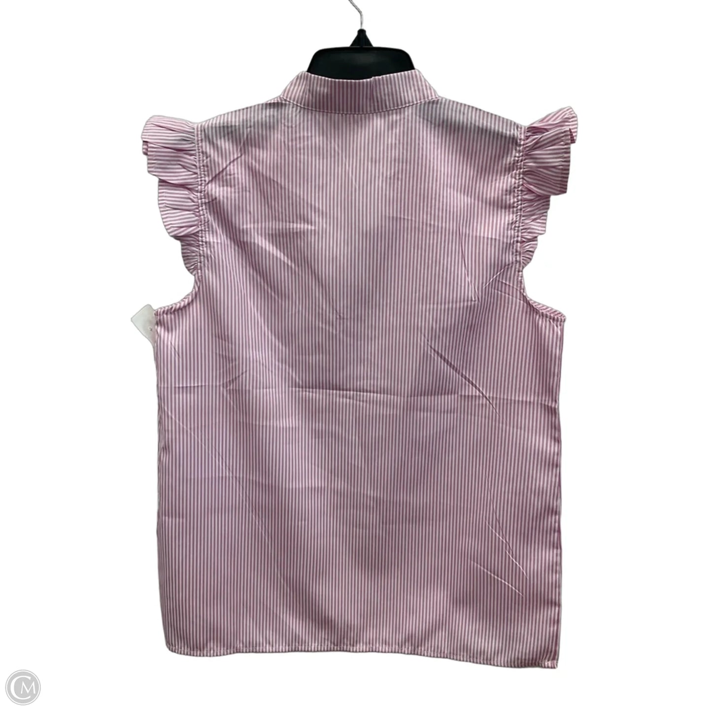 Top Sleeveless By Cmf In Striped Pattern, Size: S