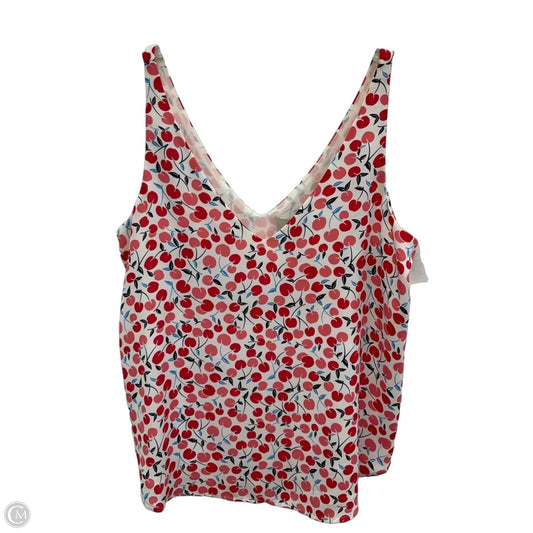Top Sleeveless By Loft In Red, Size: Xs