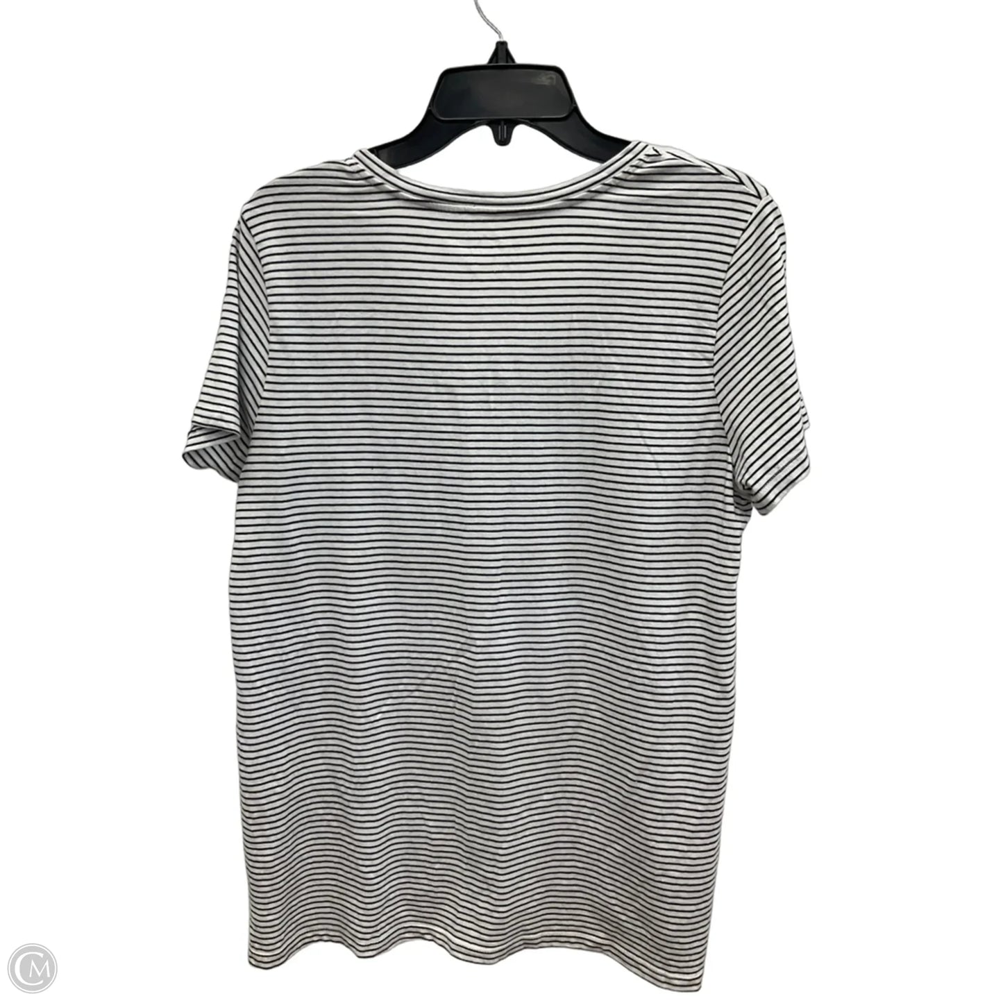 Top Short Sleeve Basic By Eddie Bauer In Striped Pattern, Size: Xl