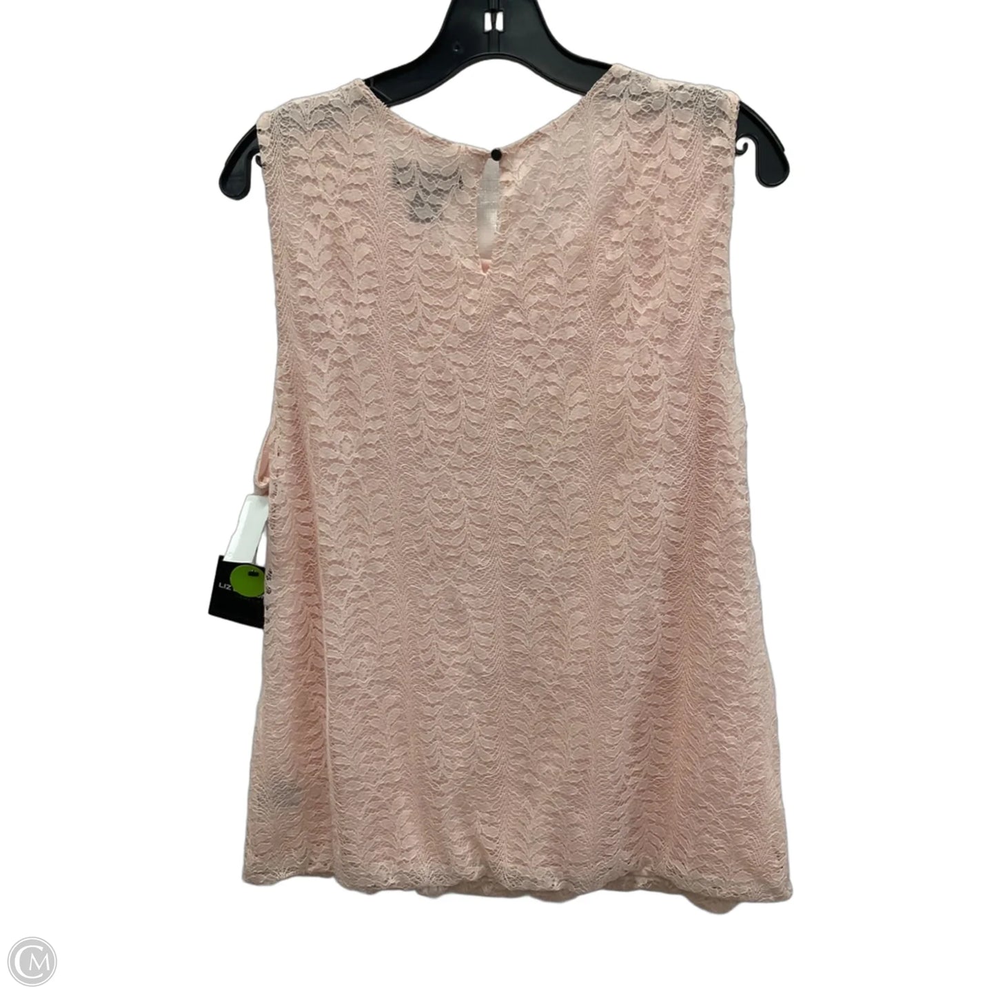 Top Sleeveless By Liz Claiborne In Pink, Size: Xl