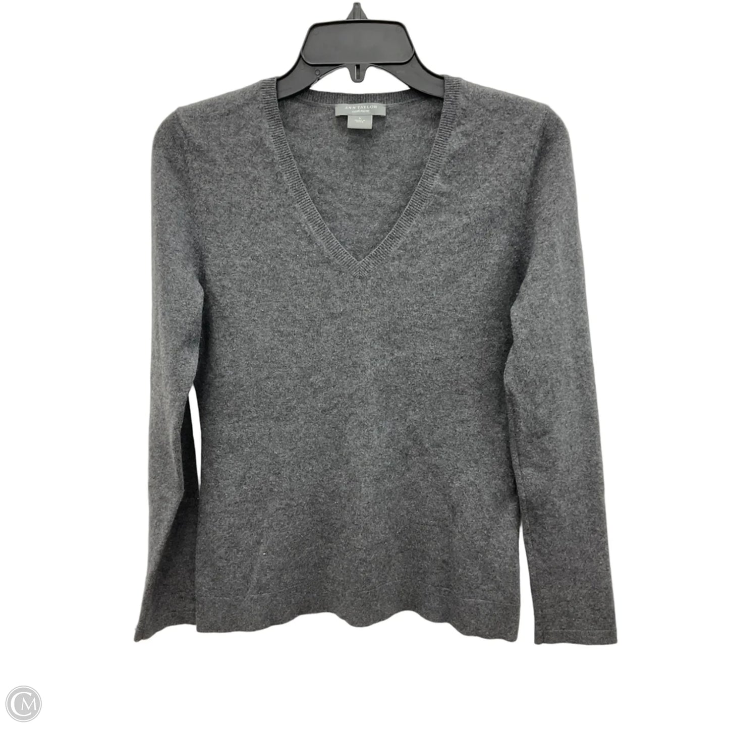 Sweater Cashmere By Ann Taylor In Grey, Size: S
