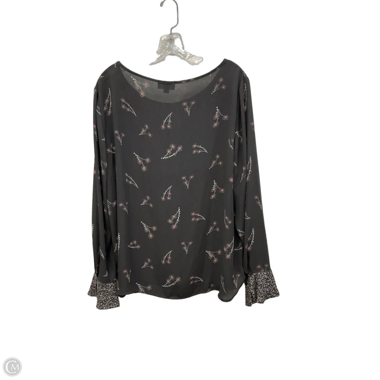 Top Long Sleeve By Loft In Floral Print, Size: Xl