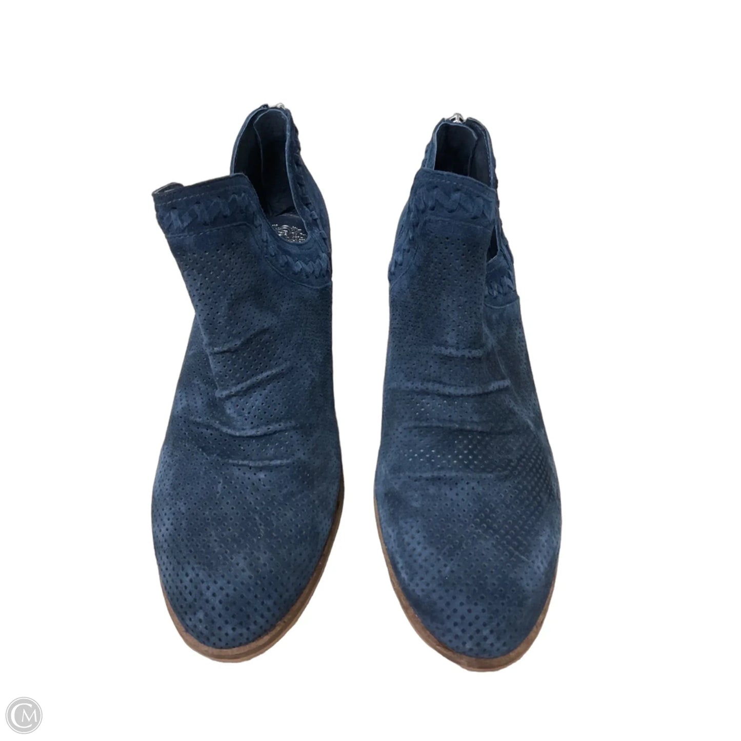Boots Ankle Heels By Vince Camuto In Blue, Size: 9.5