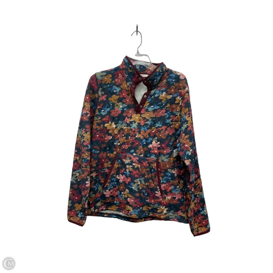 Top Long Sleeve By Orvis In Floral Print, Size: L
