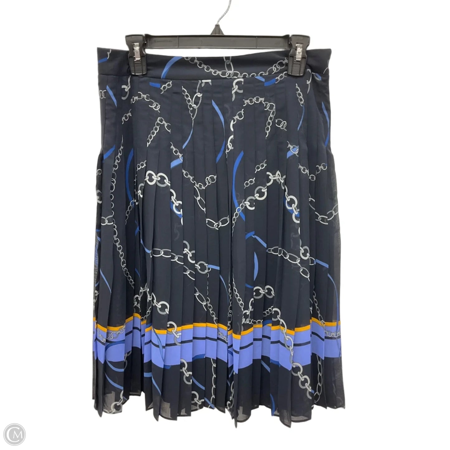 Skirt Midi By Ann Taylor In Blue, Size: 8
