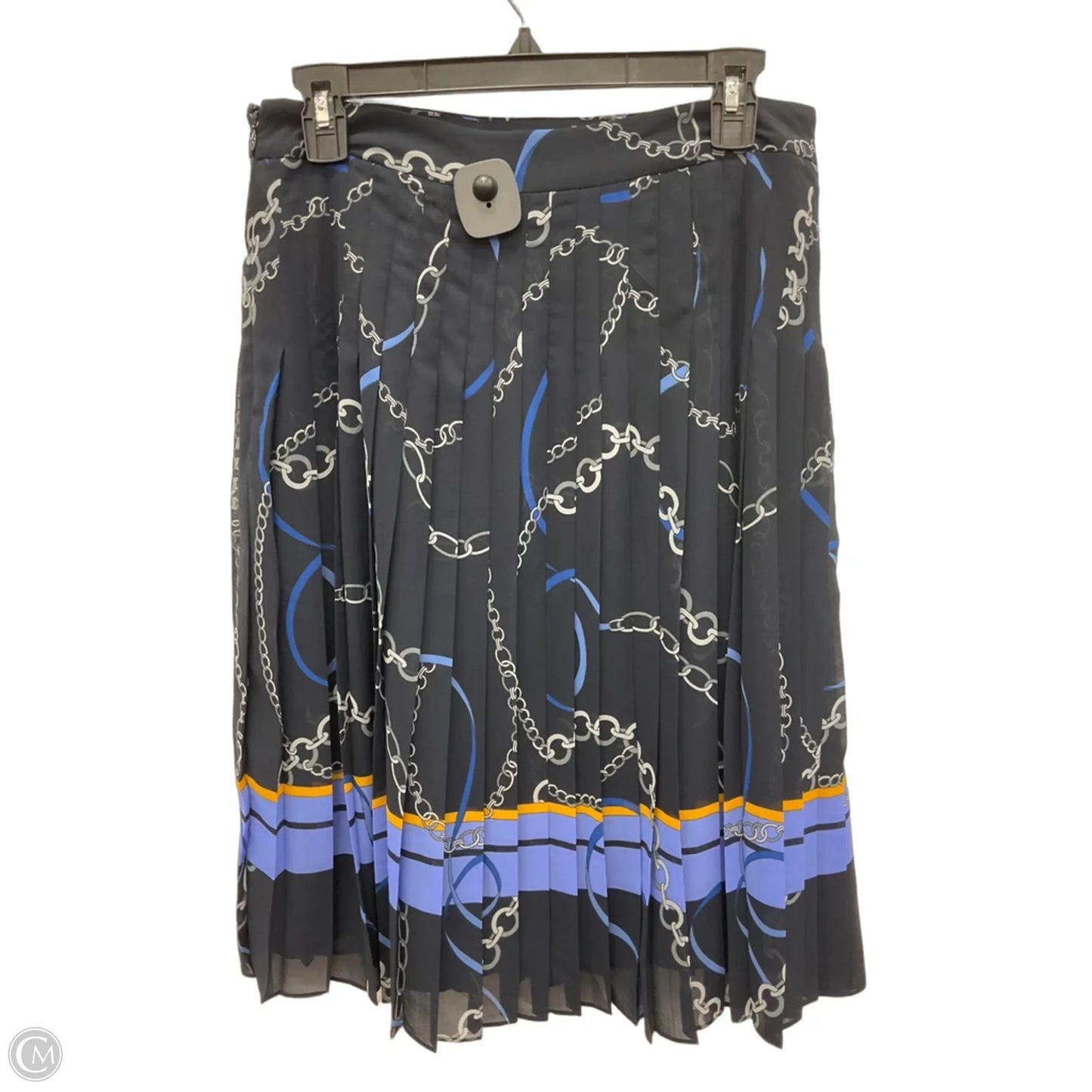 Skirt Midi By Ann Taylor In Blue, Size: 8