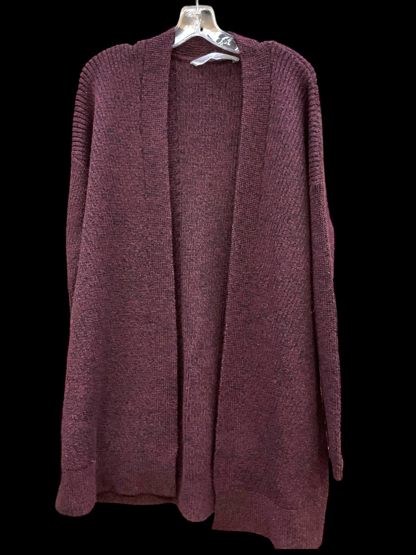 Cardigan By Athleta In Maroon, Size: S