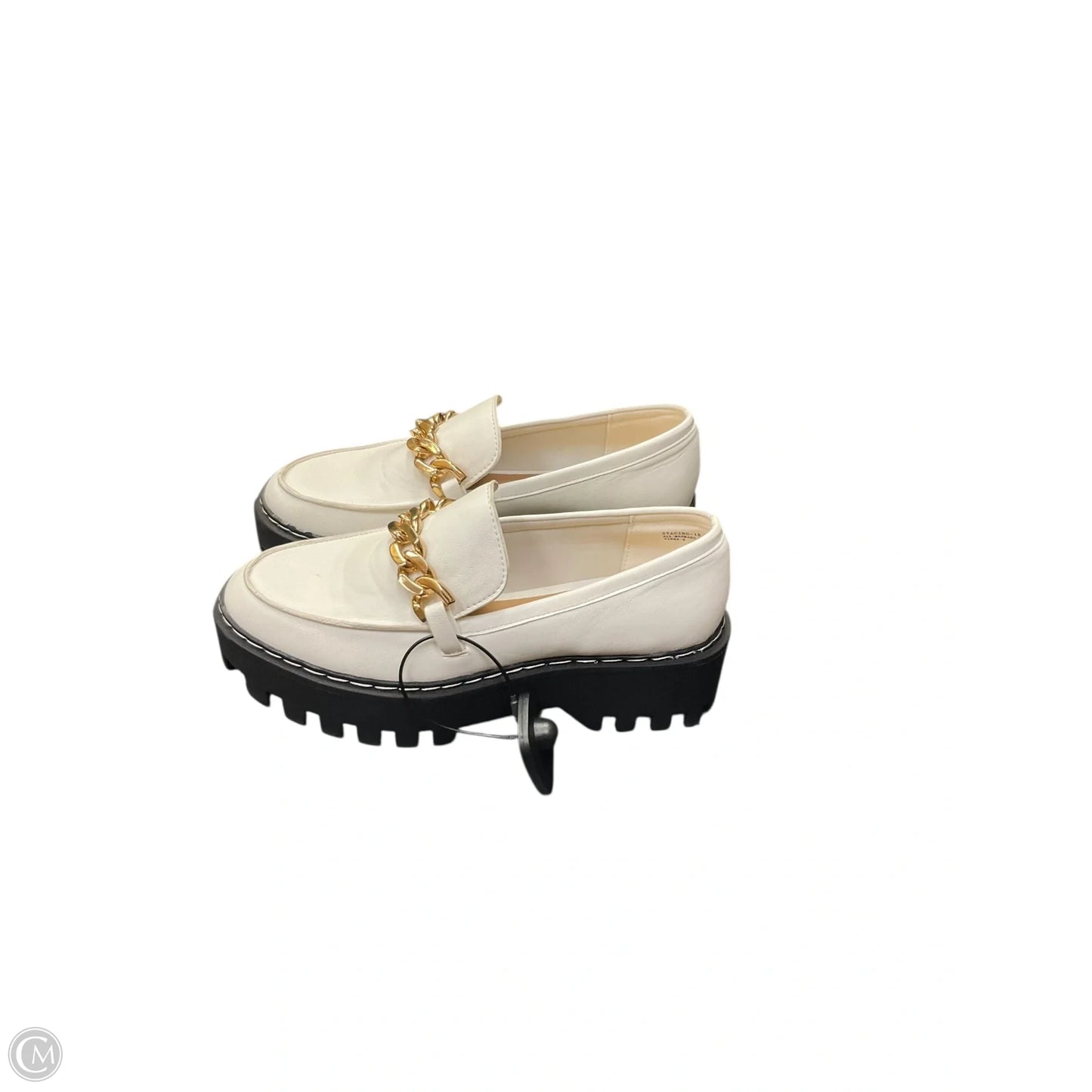 Shoes Heels Platform By Bamboo In White, Size: 8.5