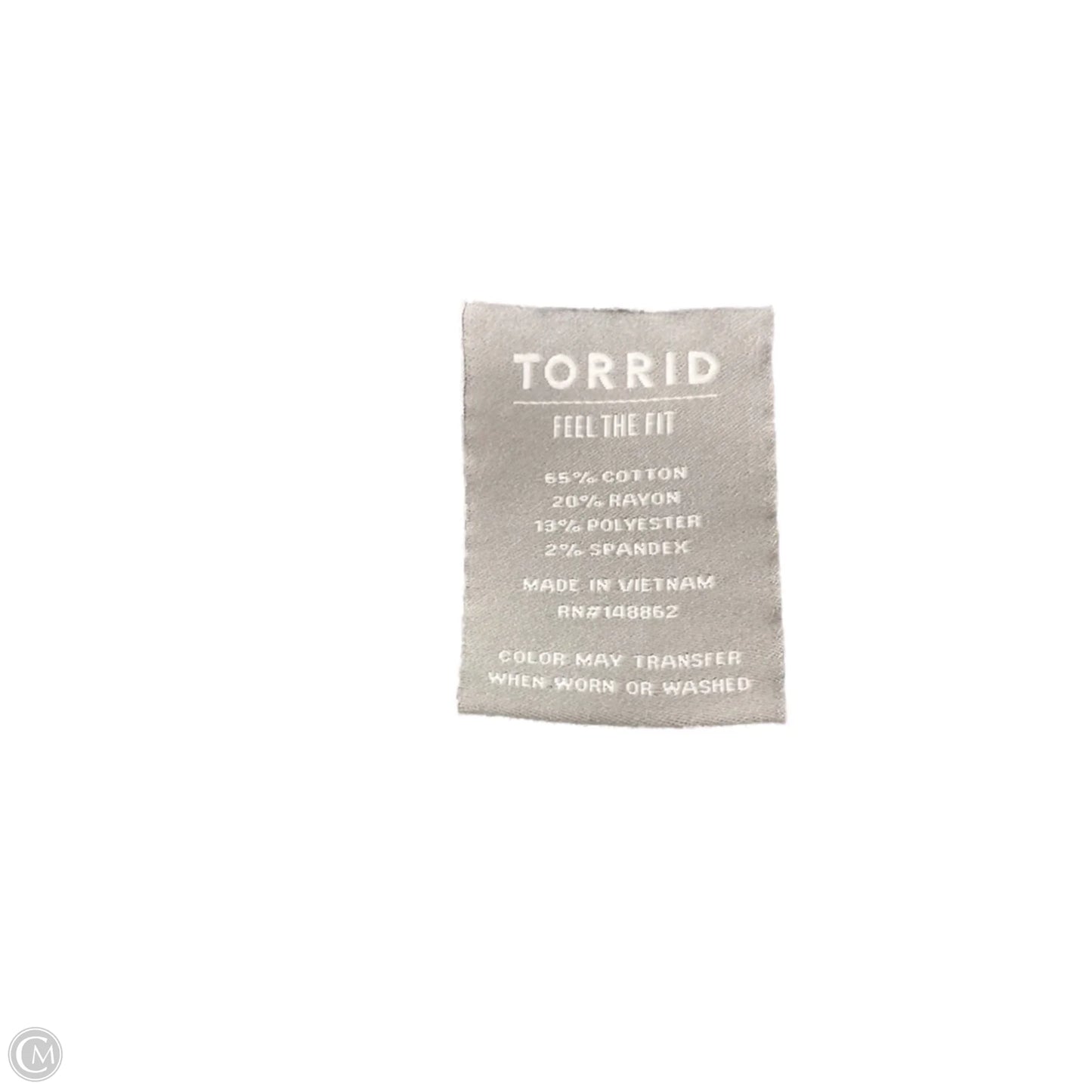 Jeans Skinny By Torrid In Grey Denim, Size: 20