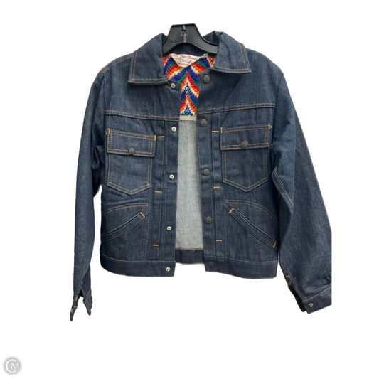 Jacket Denim By Cmb In Blue Denim, Size: Xs