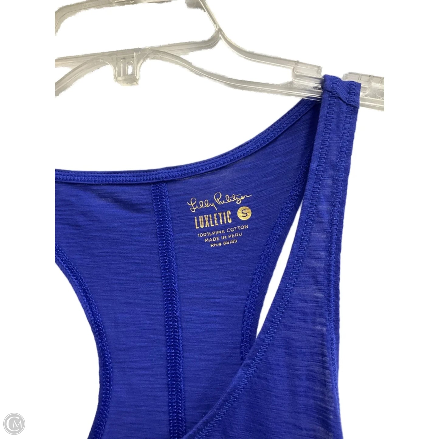 Top Sleeveless Designer By Lilly Pulitzer In Blue, Size: S