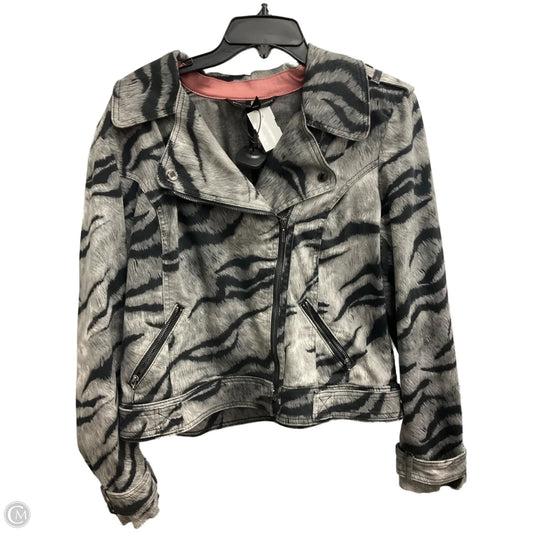 Jacket Denim By White House Black Market In Animal Print, Size: 14