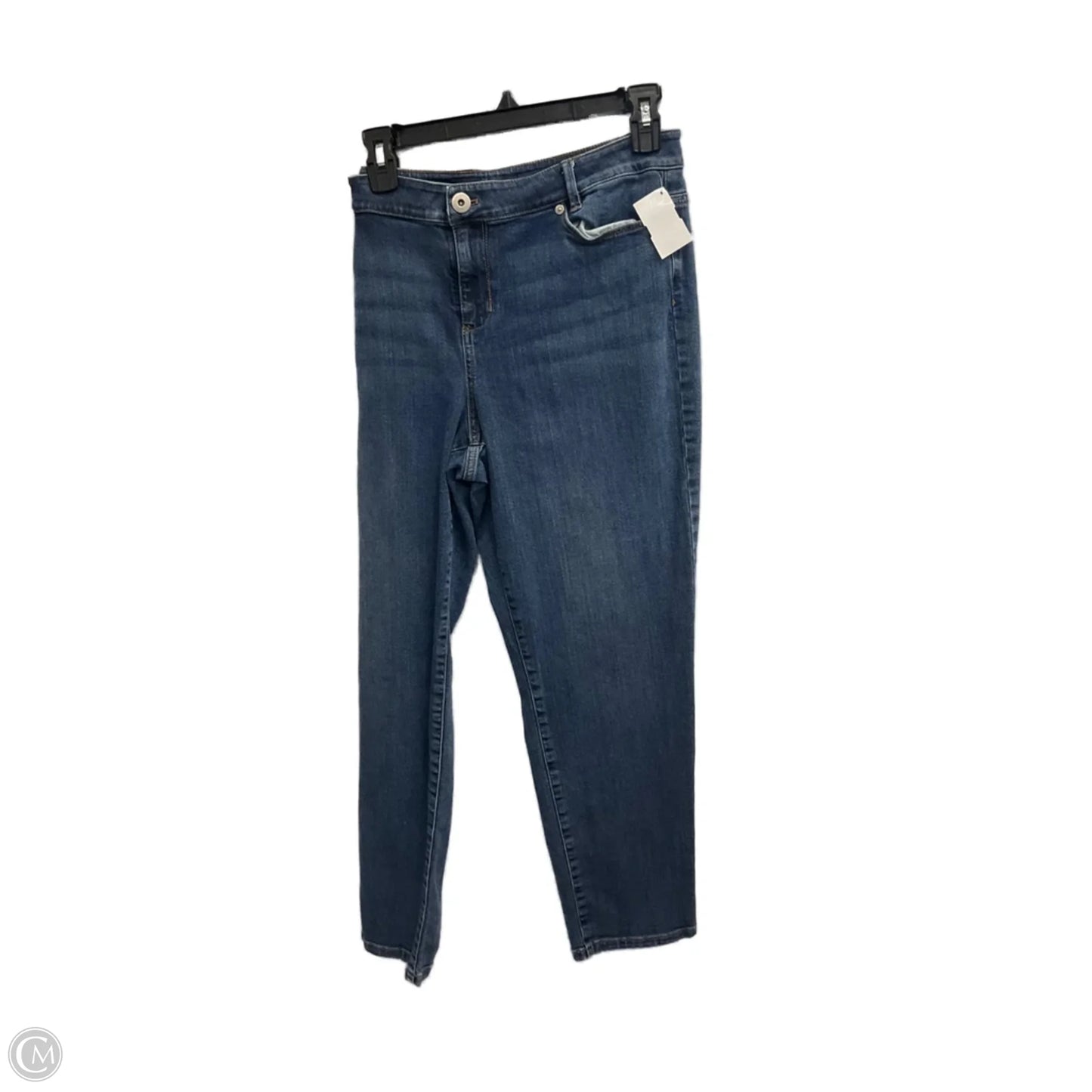 Jeans Straight By J. Jill In Blue Denim, Size: 16