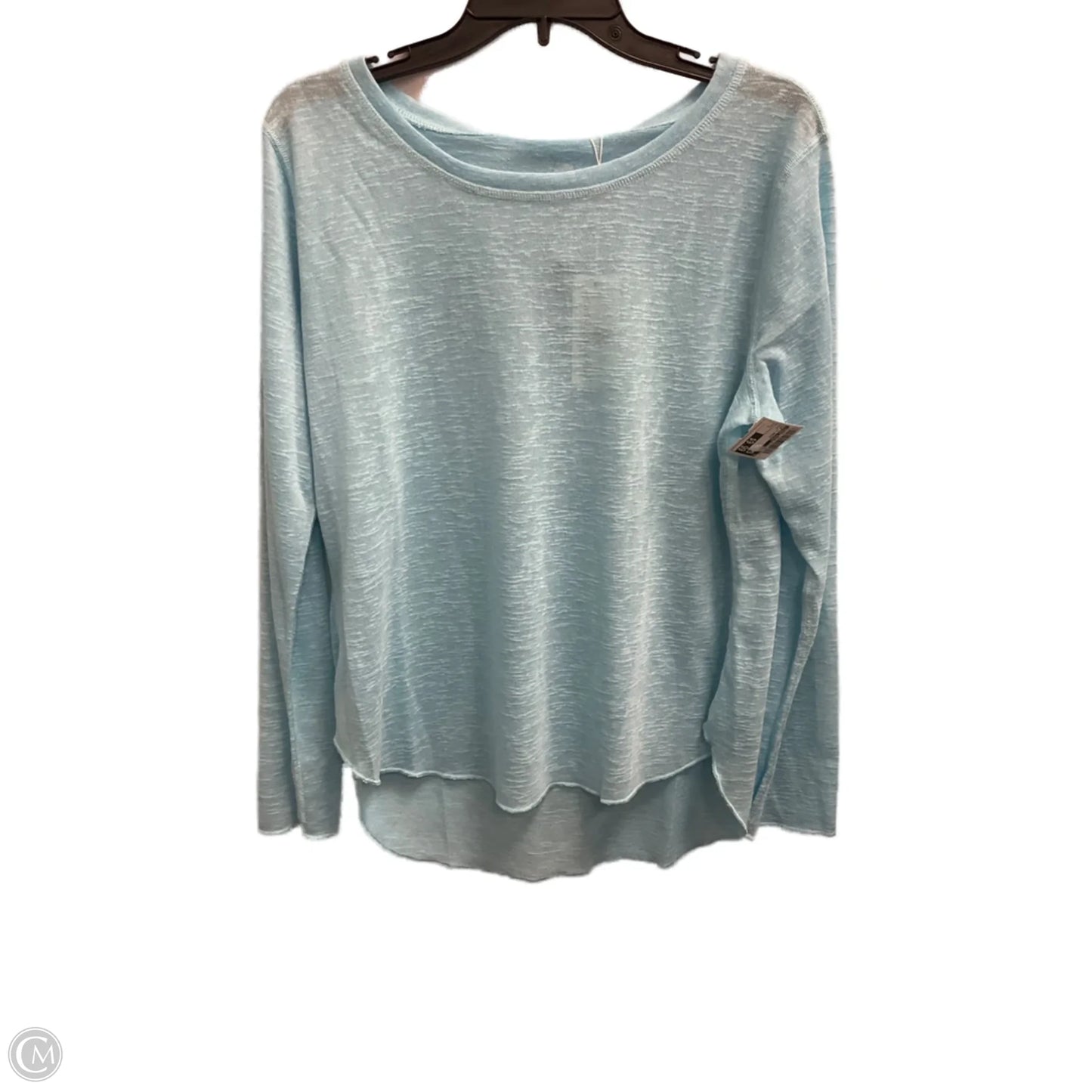 Top Long Sleeve Basic By Jeanne Pierre In Blue, Size: L