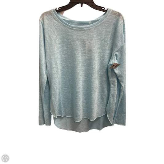 Top Long Sleeve Basic By Jeanne Pierre In Blue, Size: L