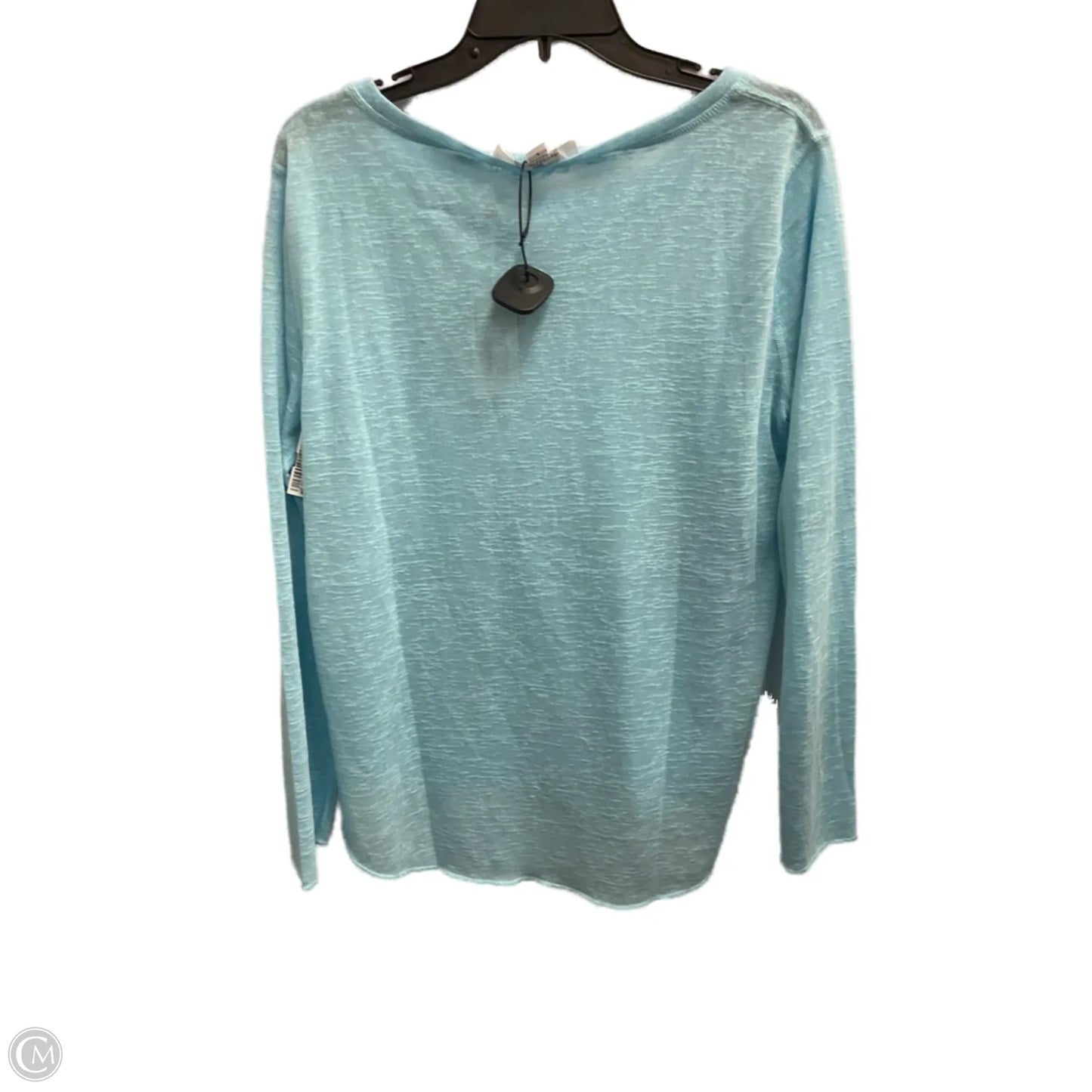 Top Long Sleeve Basic By Jeanne Pierre In Blue, Size: L