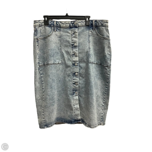Skirt Maxi By Sonoma In Blue Denim, Size: 18