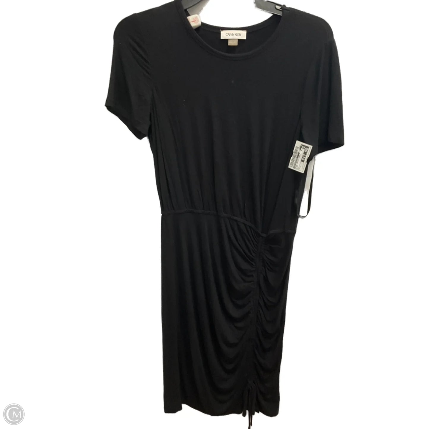 Dress Casual Midi By Calvin Klein In Black, Size: 4