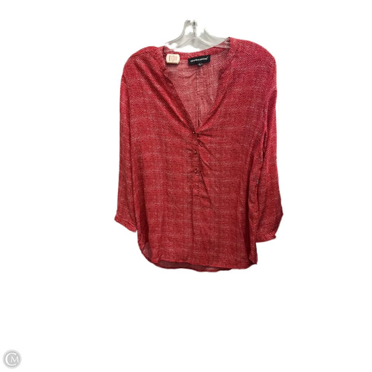 Top Long Sleeve By Grand And Greene In Red, Size: S