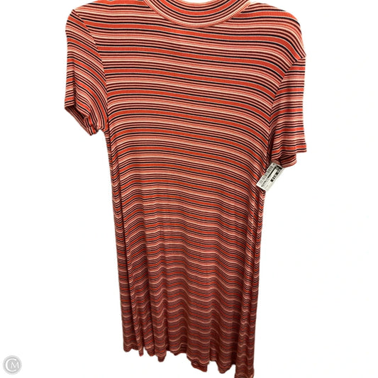 Dress Casual Midi By Falls Creek In Striped Pattern, Size: M