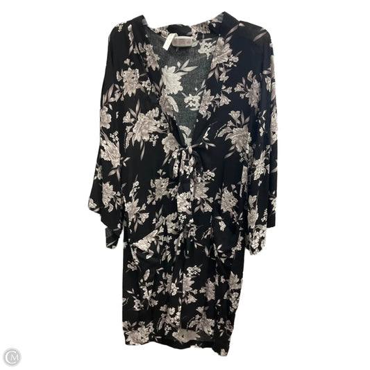 Kimono By Spiritual Gangster In Floral Print, Size: Osfm