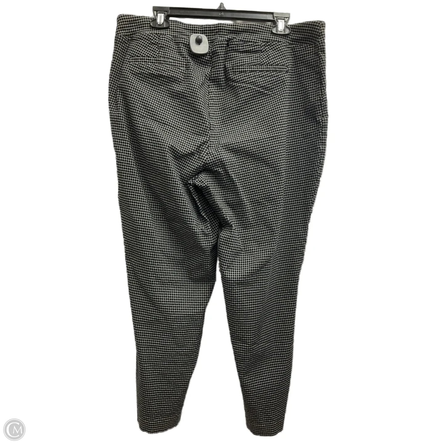 Pants Cropped By Adrienne Vittadini In Black, Size: 16