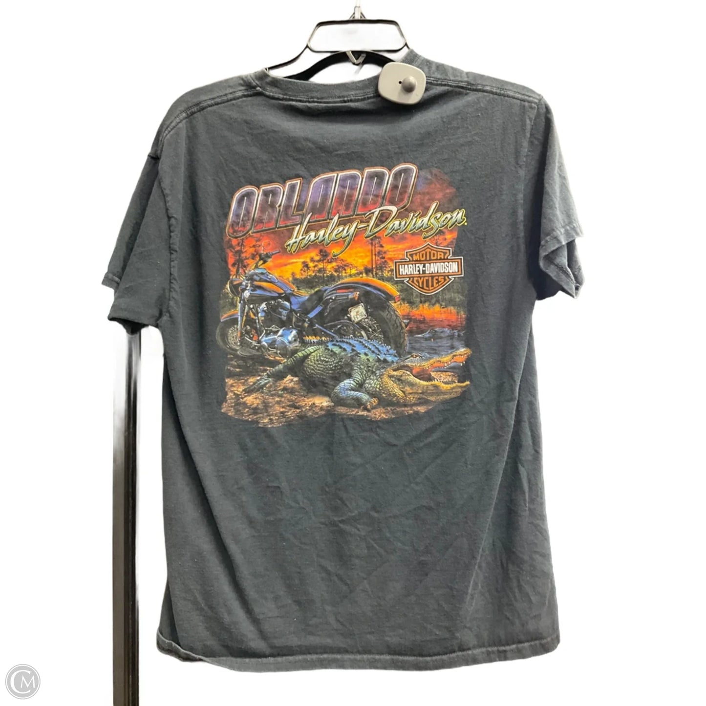Top Short Sleeve Basic By Harley Davidson In Black, Size: M