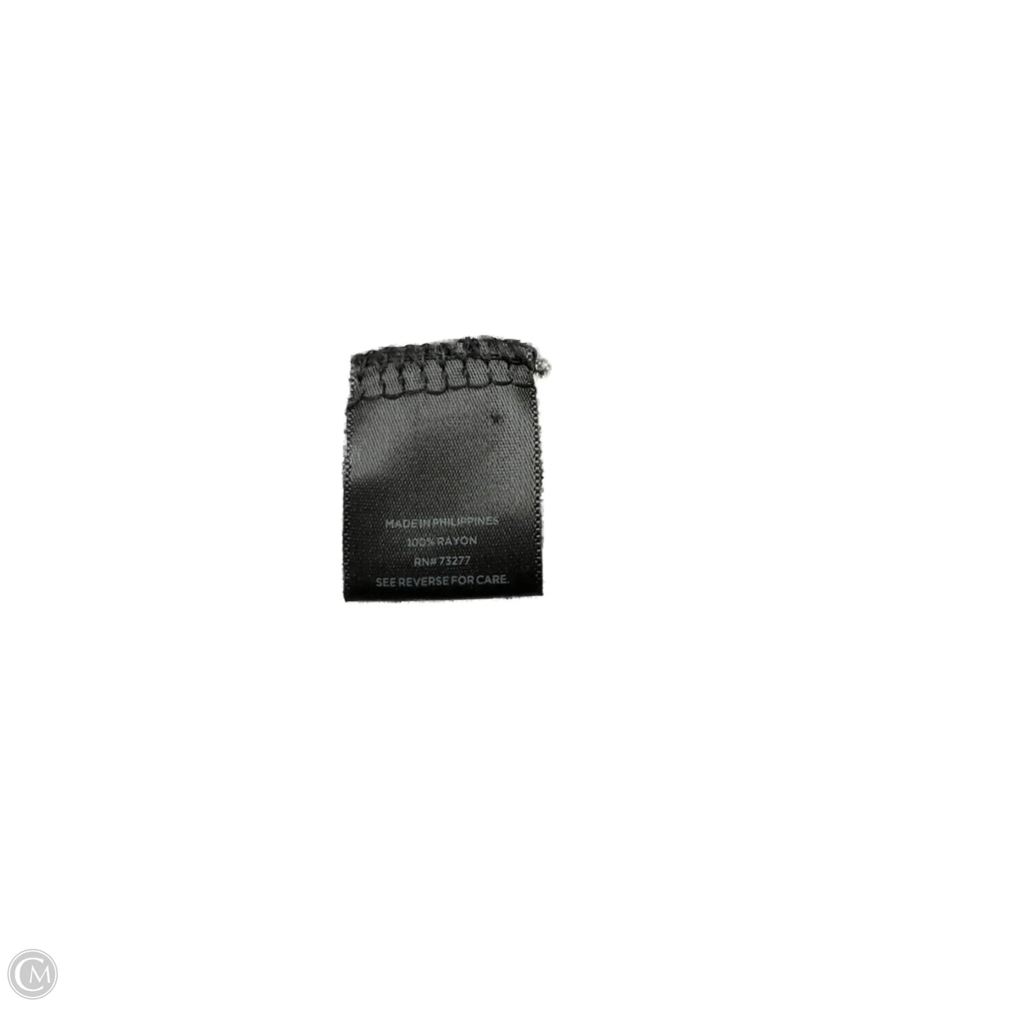 Top Short Sleeve By Simply Vera In Black, Size: M