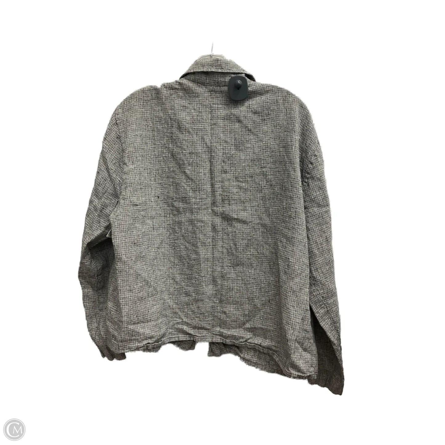 Blouse Long Sleeve By Flax In Black, Size: M