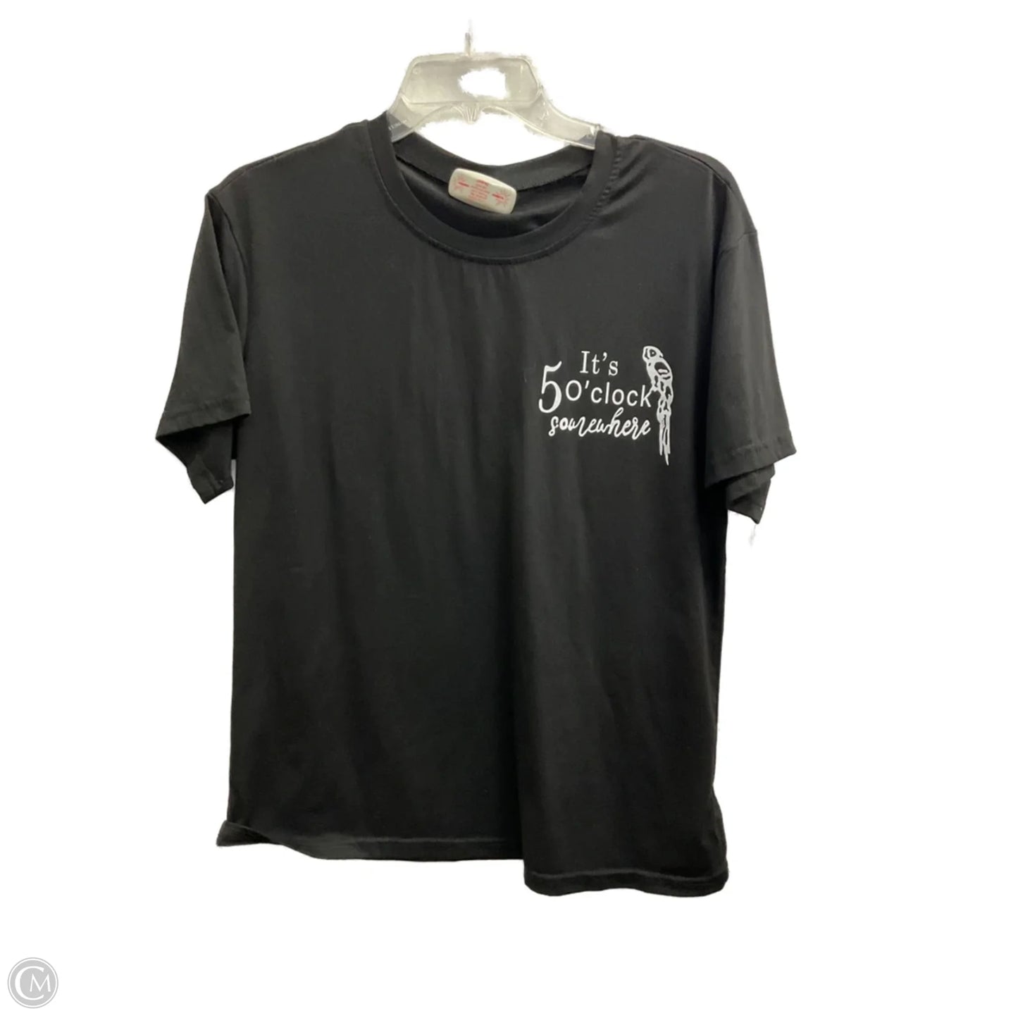 Top Short Sleeve Basic By Clothes Mentor In Black, Size: M