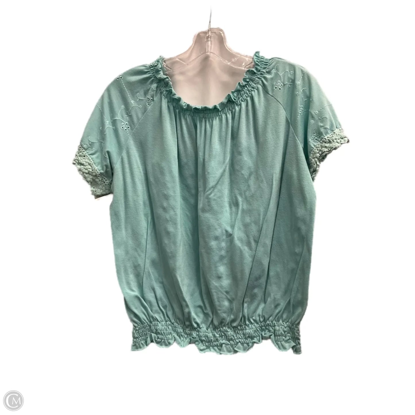 Top 2pc 3/4 Sleeve By French Laundry In Blue, Size: Xl