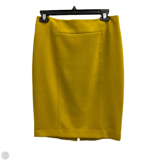 Skirt Mini & Short By Loft In Yellow, Size: 2