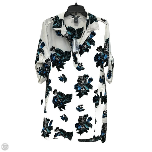Dress Casual Midi By Chelsea And Theodore In Floral Print, Size: L