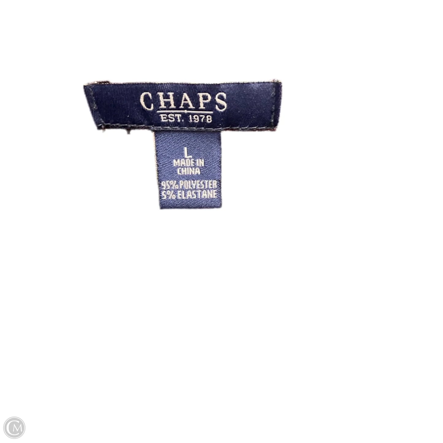 Dress Casual Midi By Chaps In Maroon, Size: L