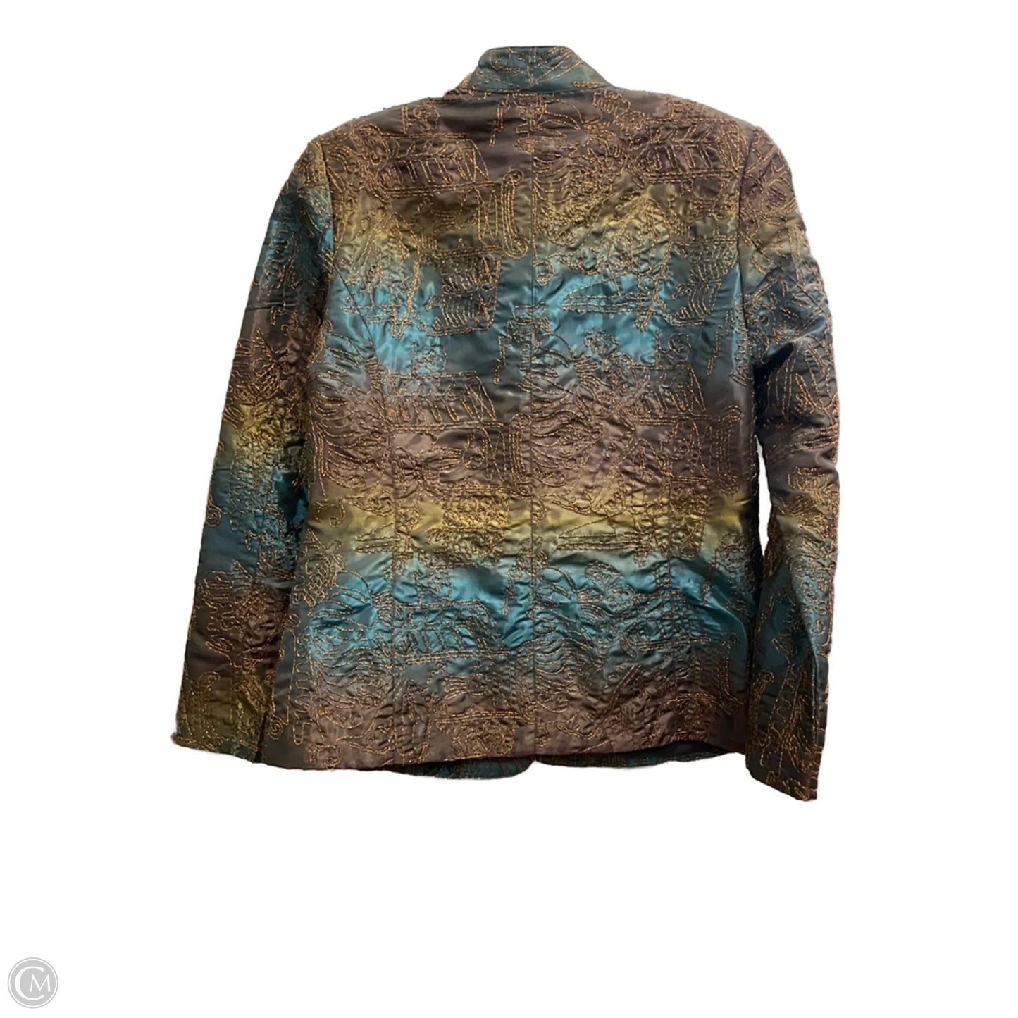 Blazer By Chicos In Ombre Print, Size: S