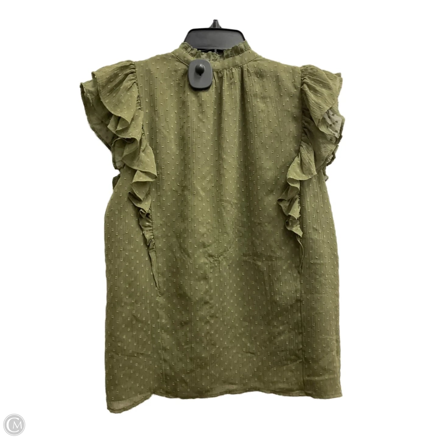 Top Short Sleeve By Loft In Green, Size: M