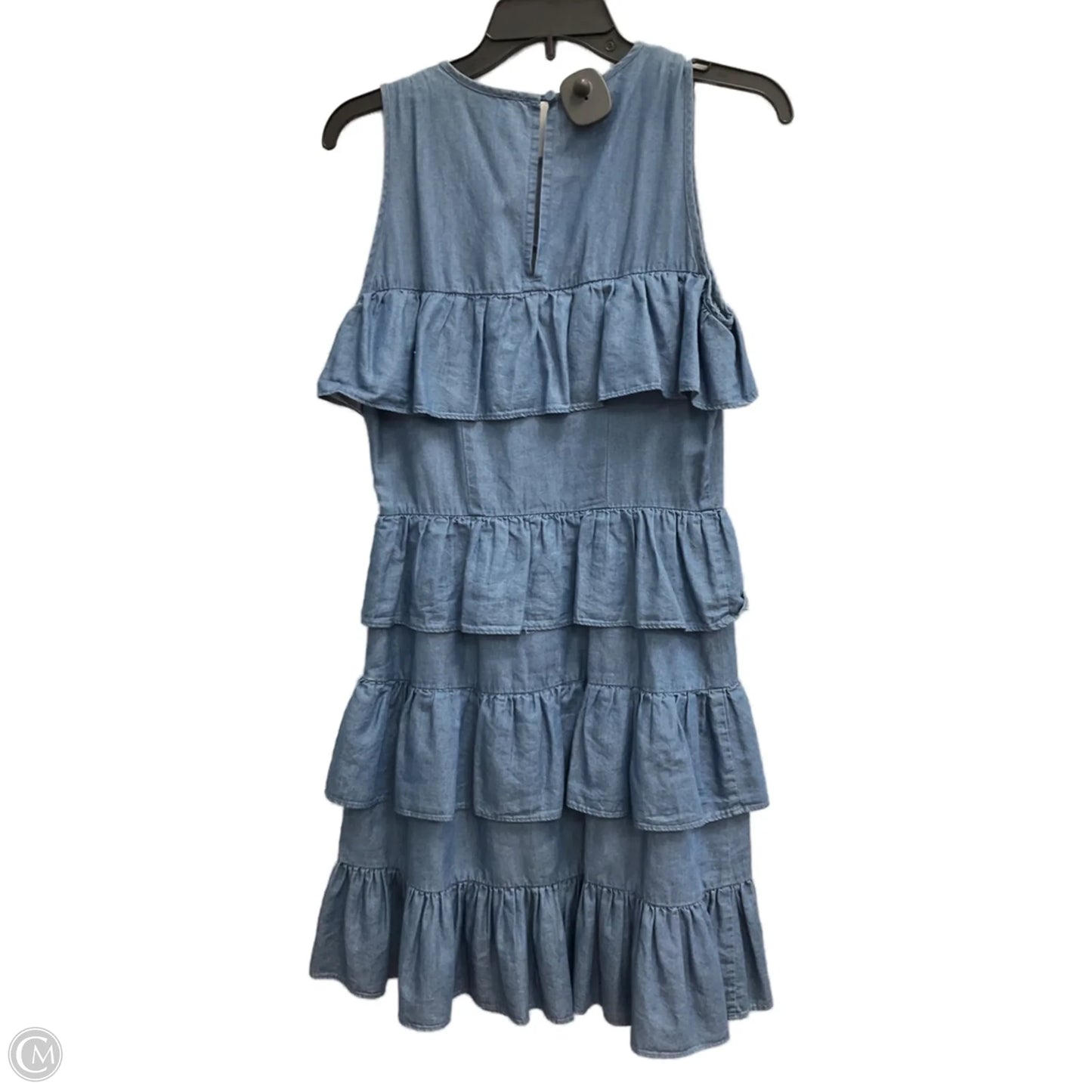 Dress Casual Midi By Michael By Michael Kors In Blue Denim, Size: Xs