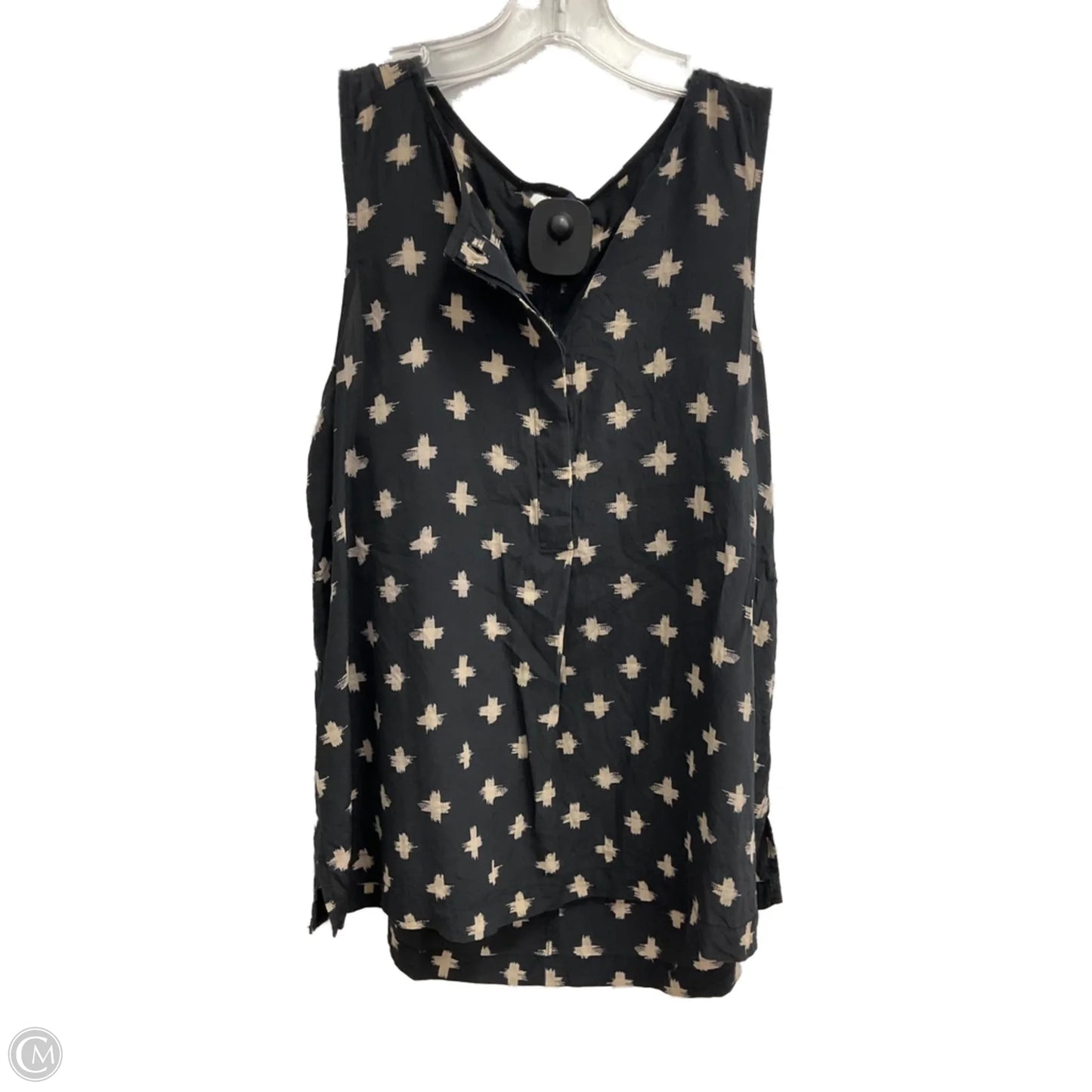 Top Sleeveless By Madewell In Black, Size: M