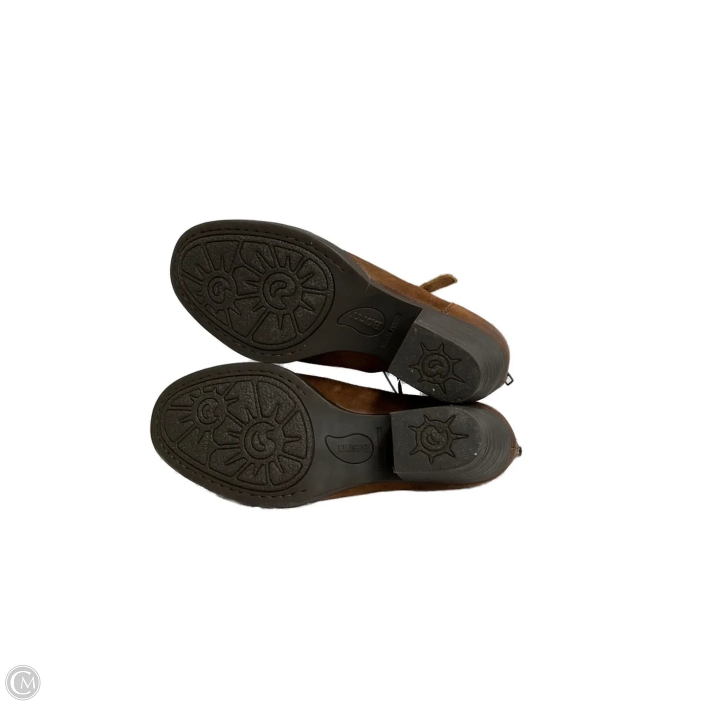 Boots Ankle Heels By Born In Brown, Size: 9