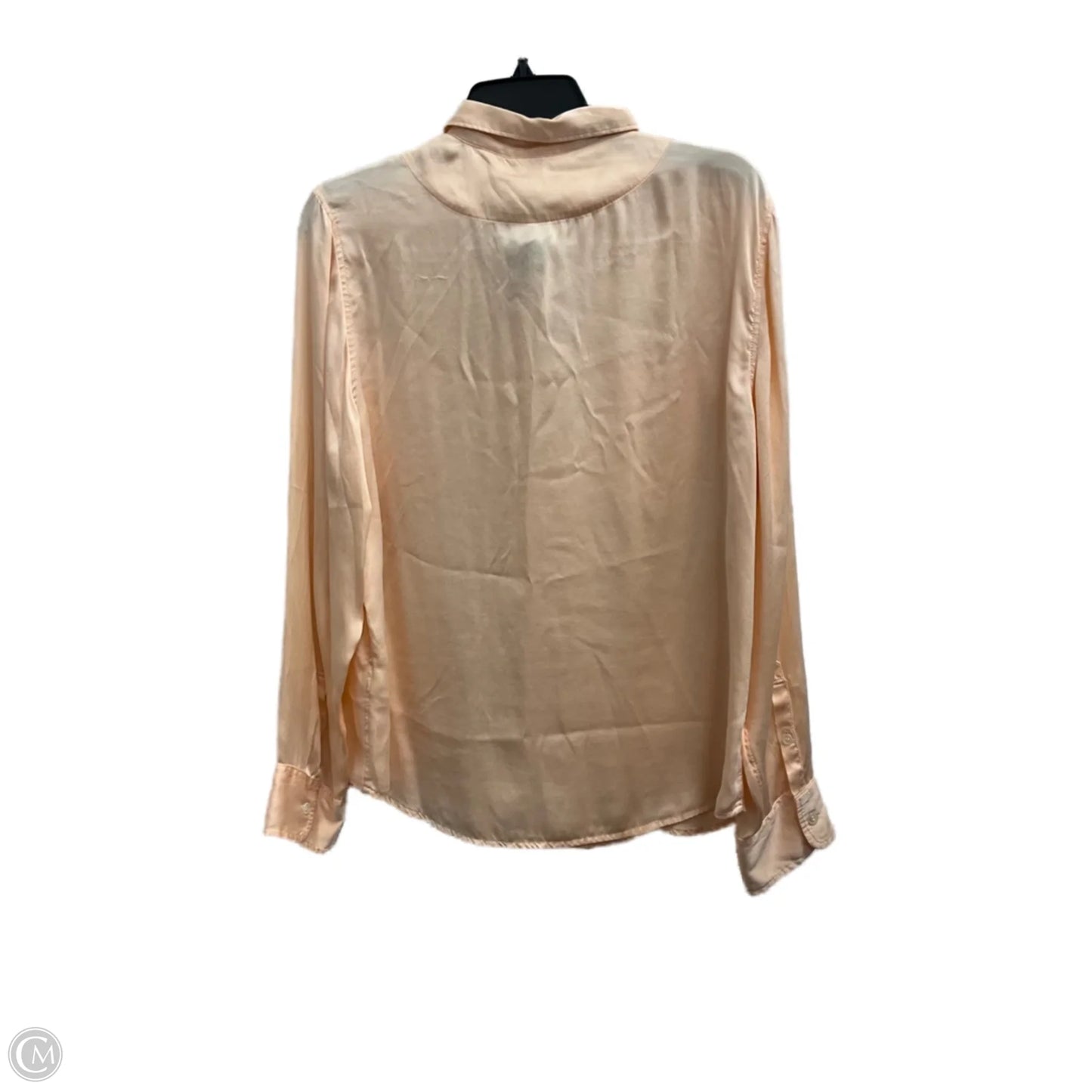 Blouse Long Sleeve By J. Crew In Peach, Size: 14