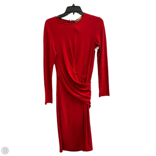 Dress Designer By Michael Kors In Red, Size: 8