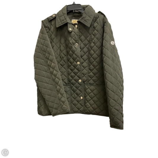 Jacket Puffer & Quilted By Michael By Michael Kors In Green, Size: Xl
