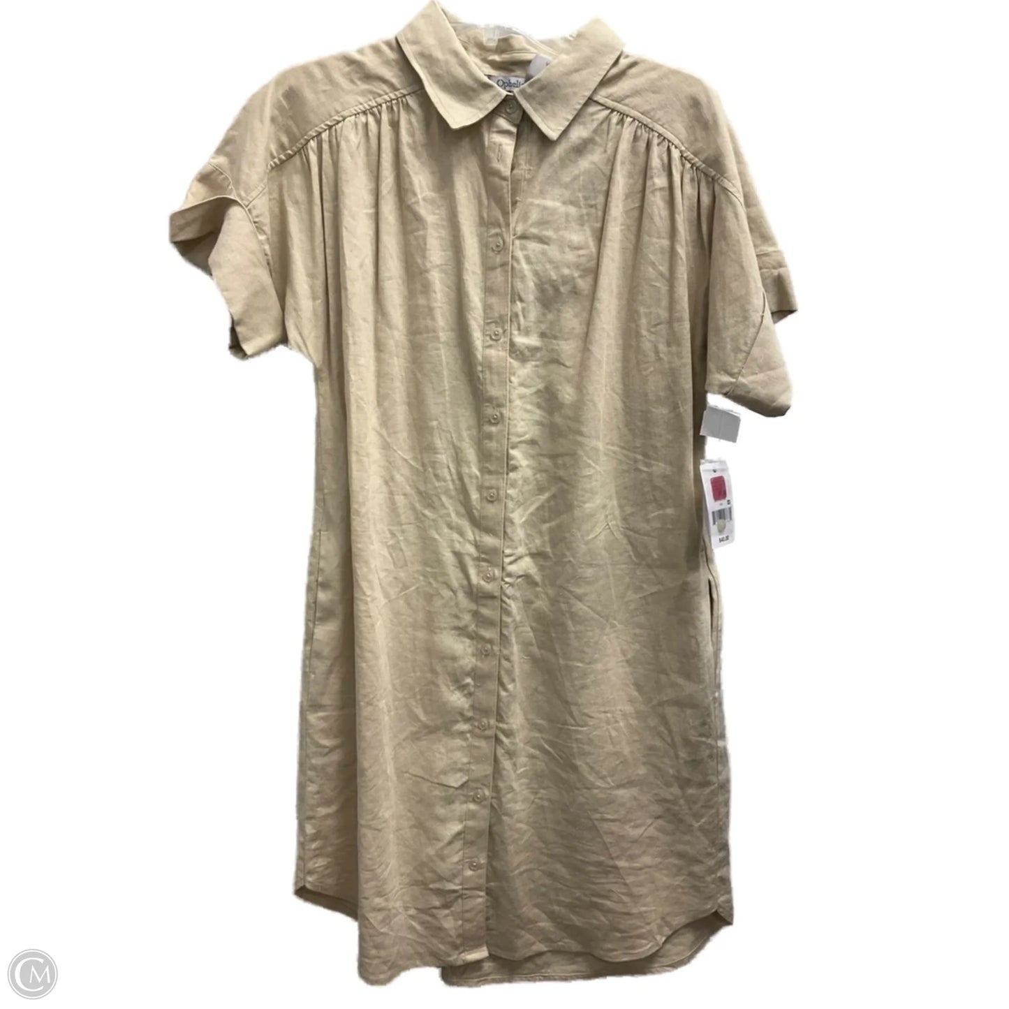 Dress Casual Midi By Ophelia Roe In Beige, Size: M