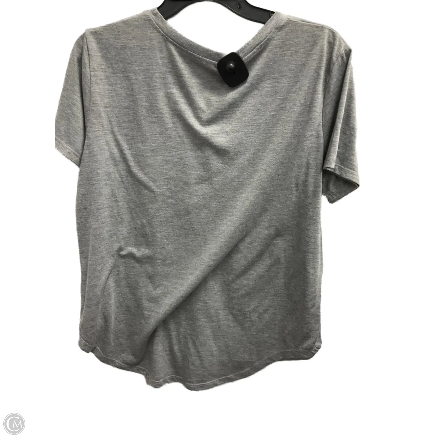 Top Short Sleeve Basic By Clothes Mentor In Grey, Size: Xxl